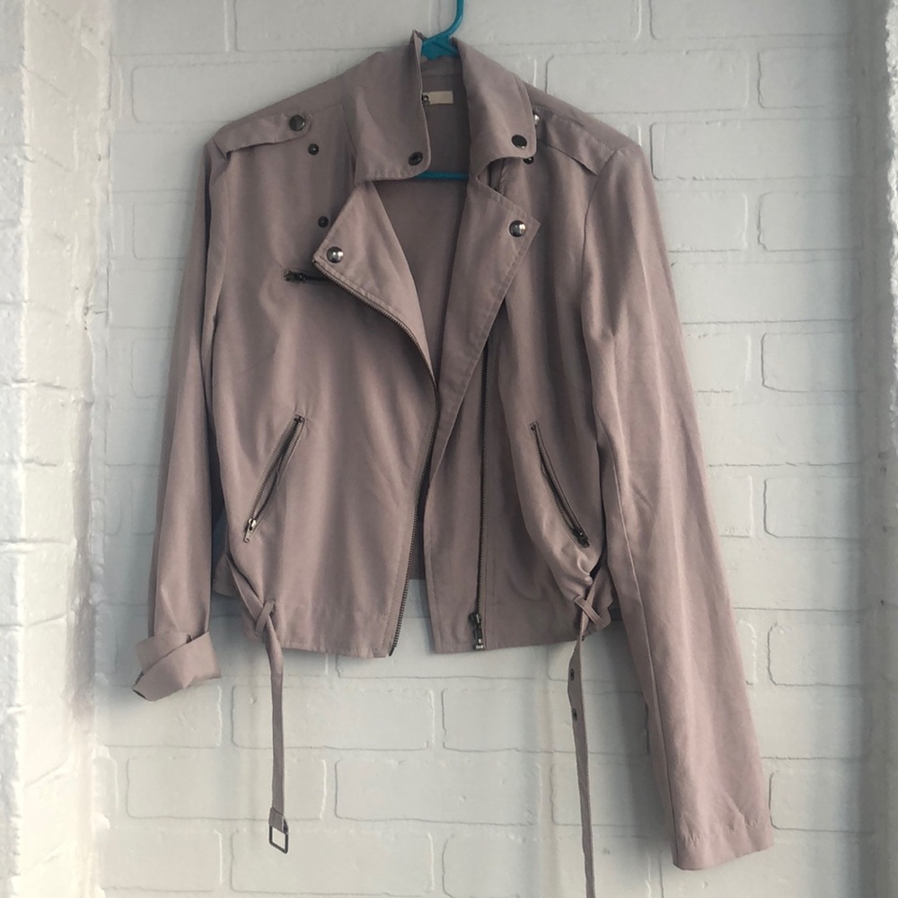 Lightweight moto style jacket